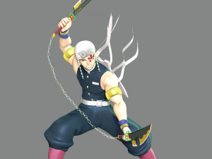Demon Slayer - Tengen Uzui 3D Принт Модель