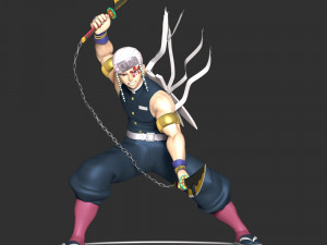Demon Slayer - Tengen Uzui 3D 打印模型