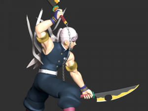 Demon Slayer - Tengen Uzui 3D 打印模型