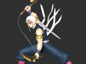 Demon Slayer - Tengen Uzui 3D 打印模型