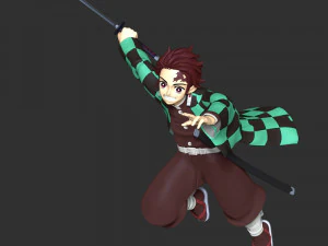 Tanjiro Kamado - Demon Slayer 3D Print Model