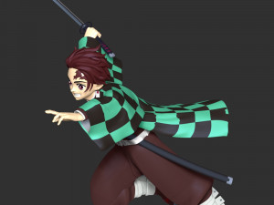 Tanjiro Kamado - Demon Slayer 3D printmodel