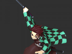 Tanjiro Kamado - Demon Slayer 3D printmodel