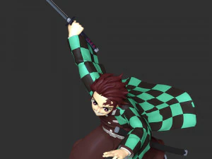Tanjiro Kamado - Demon Slayer 3D Print Model
