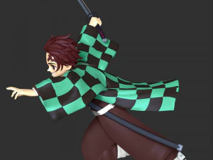 Tanjiro Kamado - Demon Slayer 3D Print Model