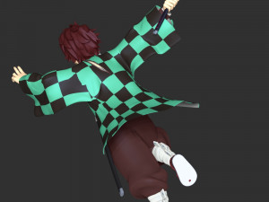 Tanjiro Kamado - Demon Slayer 3D printmodel