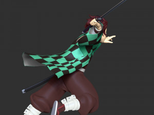 Tanjiro Kamado - Demon Slayer 3D printmodel