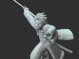 Tanjiro Kamado - Demon Slayer 3D printmodel