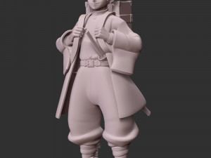 Demon Slayer - Tanjiro Kamado 3D Принт Модель