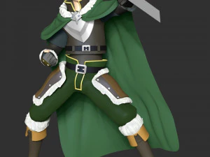 Naofumi Iwatani - The Rising of the Shield Hero 3D Print Model