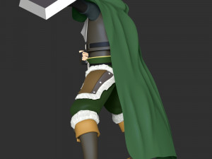 Naofumi Iwatani - The Rising of the Shield Hero 3Dプリントモデル