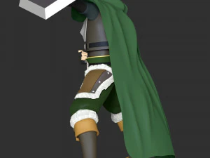 Naofumi Iwatani - The Rising of the Shield Hero 3D Print Model