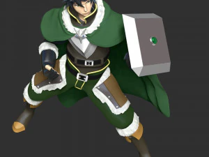 Naofumi Iwatani - The Rising of the Shield Hero 3D Print Model