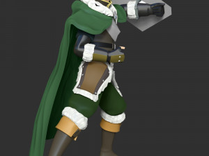 Naofumi Iwatani - The Rising of the Shield Hero 3Dプリントモデル