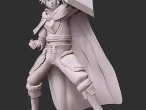 Naofumi Iwatani - The Rising of the Shield Hero 3Dプリントモデル