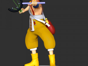 One Piece - God Usopp Modèles 3D en vedette