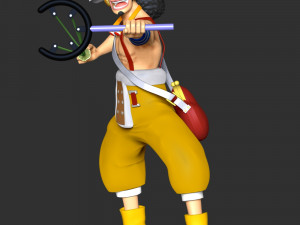 One Piece - God Usopp Modèles 3D en vedette