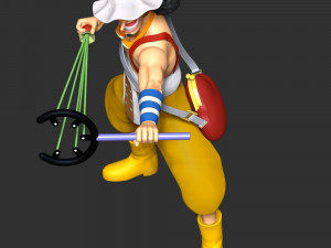 One Piece - God Usopp Modèles 3D en vedette