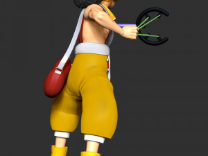 One Piece - God Usopp Modèles 3D en vedette