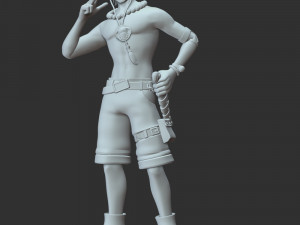 One Piece - Ace Model Cetak 3D