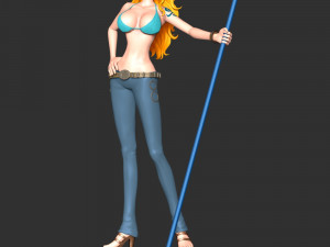 One Piece - Nami 3D 打印模型
