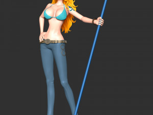 One Piece - Nami 3D 打印模型
