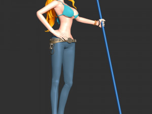 One Piece - Nami 3D 打印模型