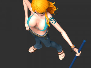 One Piece - Nami 3D 打印模型