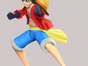 One Piece - Luffy 3D Print Model