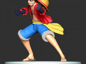 One Piece - Luffy 3Dプリントモデル