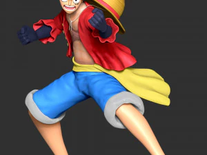 One Piece - Luffy 3D Print Model