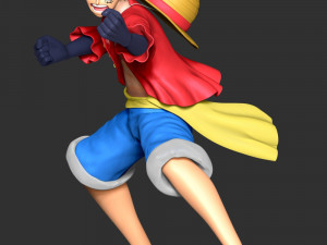 One Piece - Luffy 3Dプリントモデル