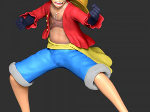One Piece - Luffy 3D Print Model