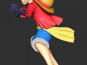 One Piece - Luffy 3D Print Model