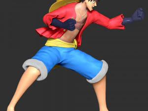 One Piece - Luffy 3D Print Model