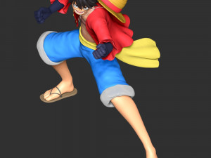 One Piece - Luffy 3Dプリントモデル
