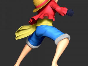 One Piece - Luffy 3Dプリントモデル