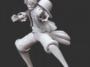 One Piece - Luffy 3D Print Model