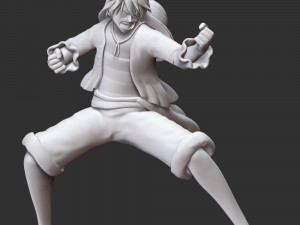 One Piece - Luffy 3Dプリントモデル