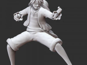 One Piece - Luffy 3D Print Model