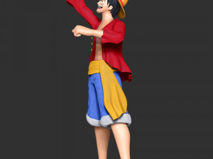 Monkey D Luffy - One Piece 3Dプリントモデル