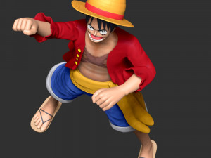 Monkey D Luffy - One Piece 3Dプリントモデル
