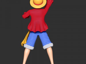Monkey D Luffy - One Piece 3Dプリントモデル
