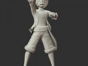 Monkey D Luffy - One Piece 3Dプリントモデル
