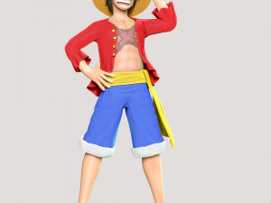 One Piece - Macaco D Luffy Modelo de Impressão 3D