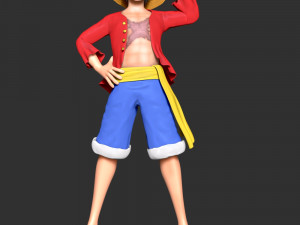 One Piece - Monkey D Luffy 3D 打印模型