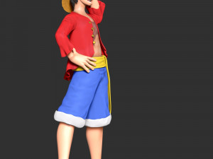 One Piece - Monkey D Luffy 3D 打印模型