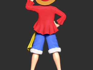 One Piece - Monkey D Luffy 3D Print Model