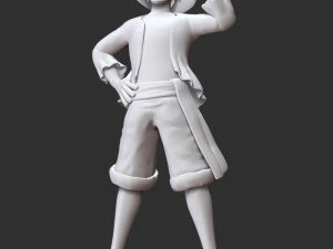 One Piece - Monkey D Luffy 3D Print Model