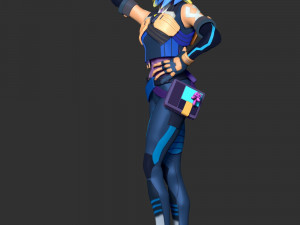 Valorant - Neon 3D Baskı Modeli
